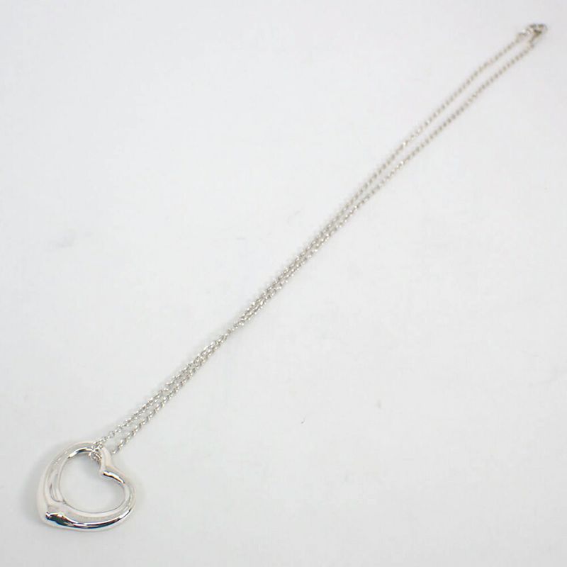 Tiffany & Co / Sv925 / Open Heart / Pendant /necklace //j42-7