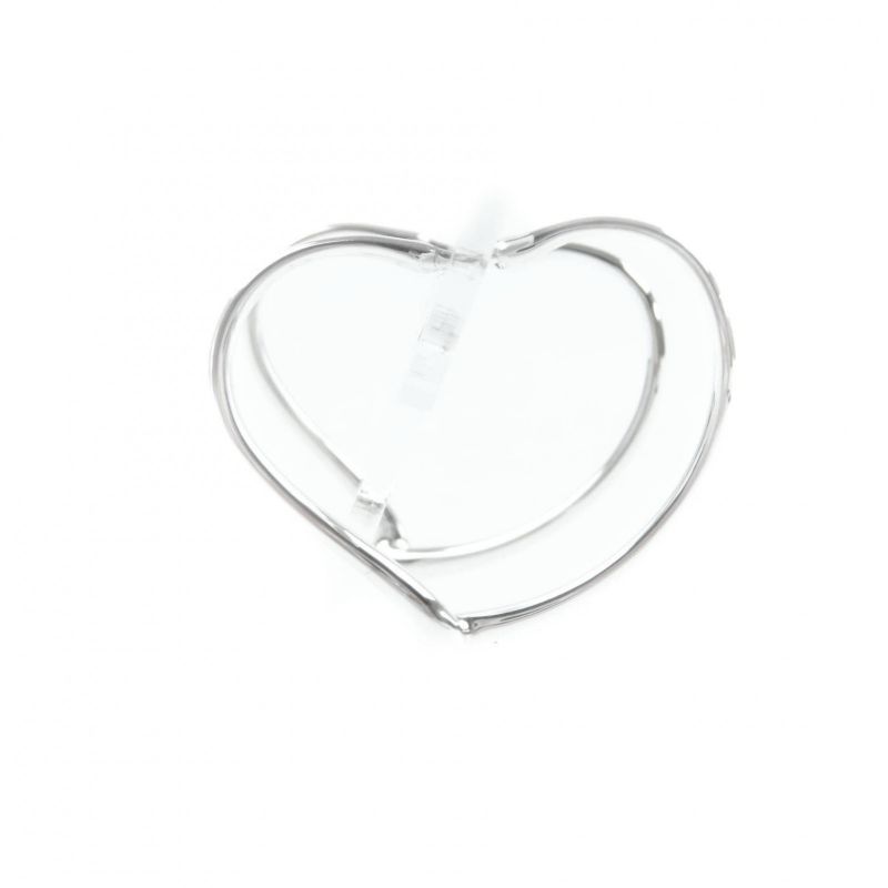 Tiffany & Co Elsa Peretti Open Heart Hoop Earrings 925 Silver With