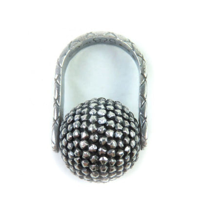 Bottega Veneta 925 Ball Ring Silver 9 (equivalent To Size 10 In