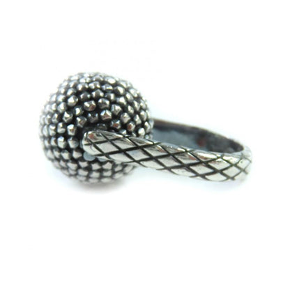 Bottega Veneta 925 Ball Ring Silver 9 (equivalent To Size 10 In