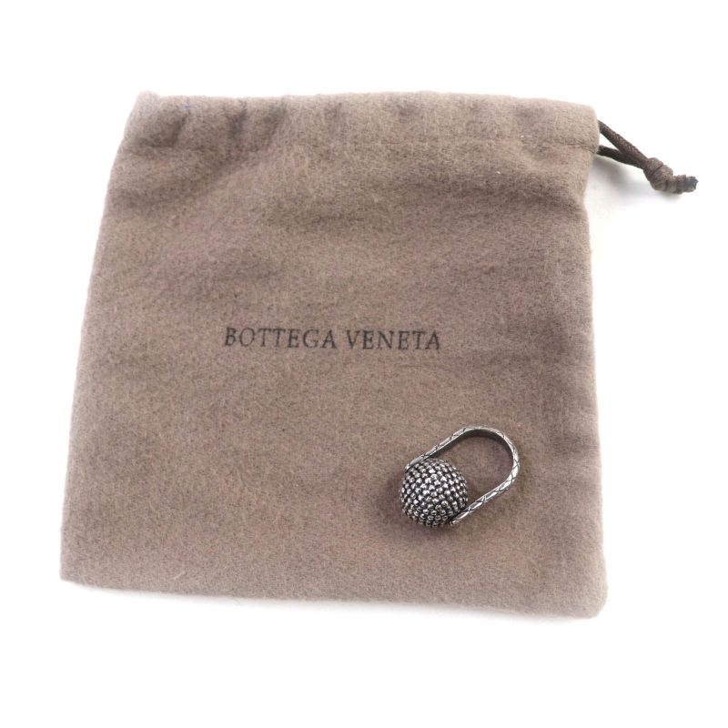 Bottega Veneta 925 Ball Ring Silver 9 (equivalent To Size 10 In