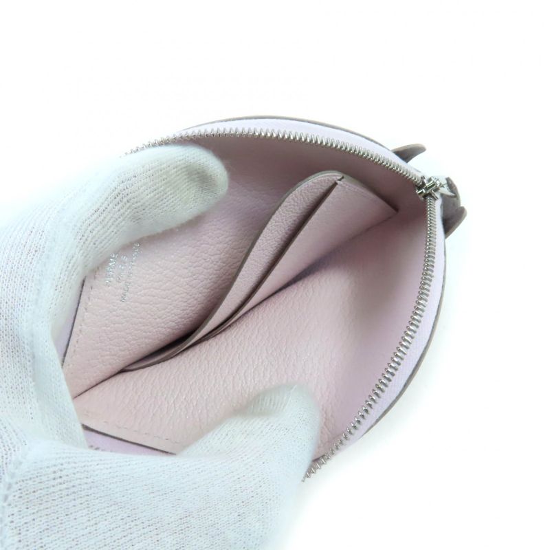 Hermes Paddock Mauve Père/rouge Sériere Chevre Mizor With Sériere Button Coin