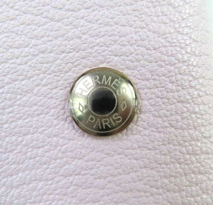 Hermes Paddock Mauve Père/rouge Sériere Chevre Mizor With Sériere Button Coin