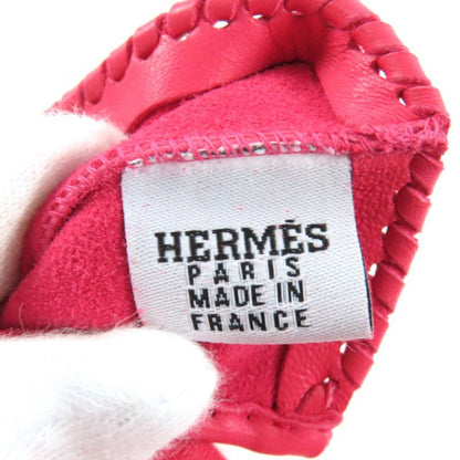 Hermes Heart Pink Añeau Glace Cloude Sel Ser Serie Hardware Attached Leather