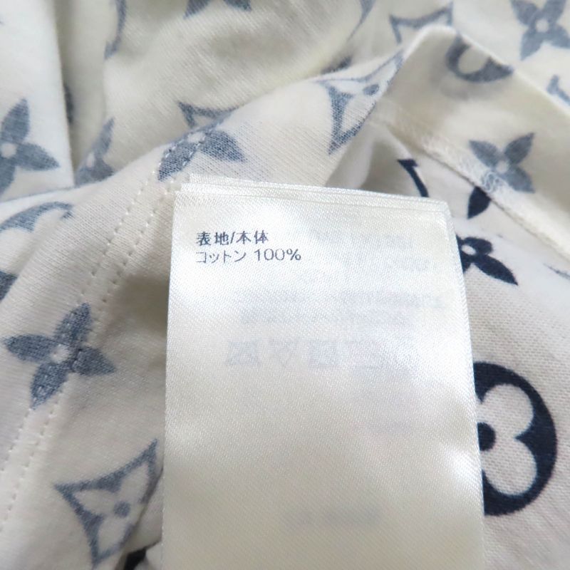 Louis Vuitton 100% Cotton Monogram Chain Decoration Crew Neck Short Sleeve