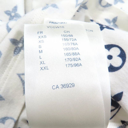 Louis Vuitton 100% Cotton Monogram Chain Decoration Crew Neck Short Sleeve