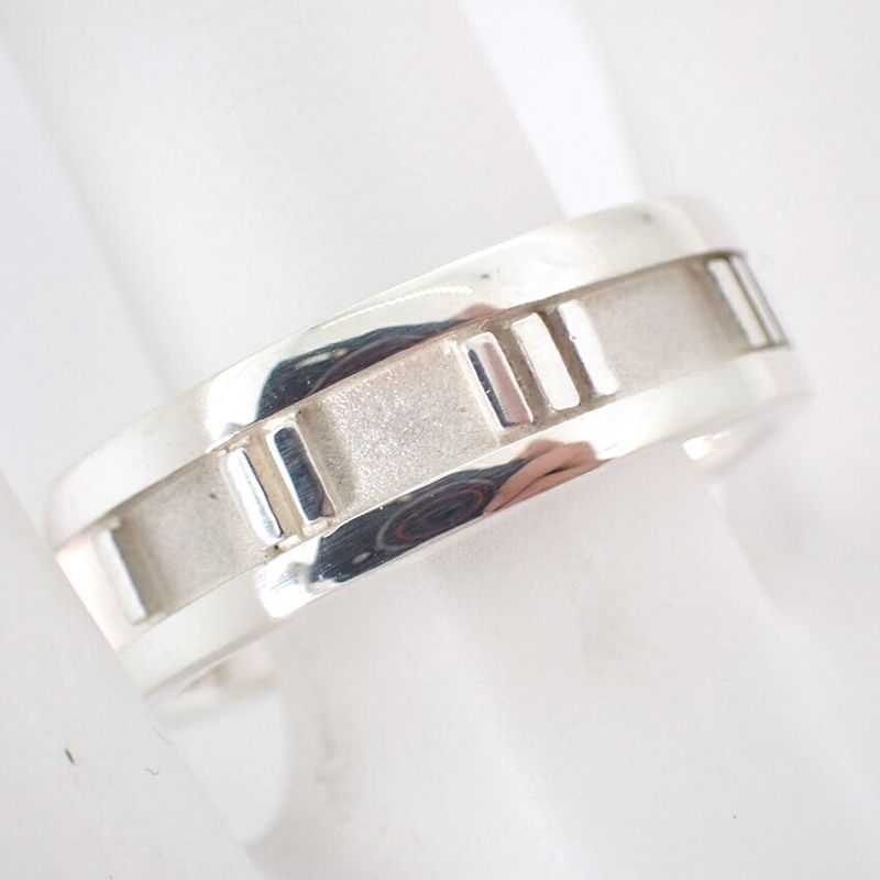 Tiffany & Co 925 Atlas Ring / 16.5 Size / J43-8