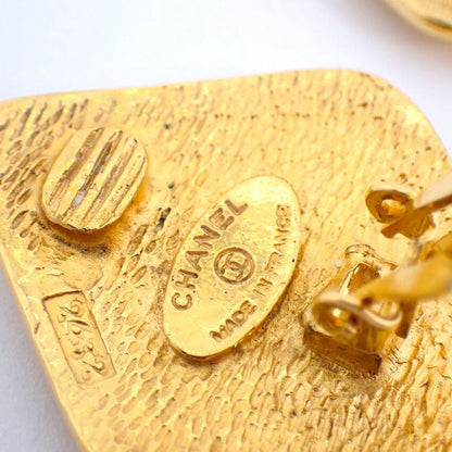 Chanel Square Logo Earrings //g520-58