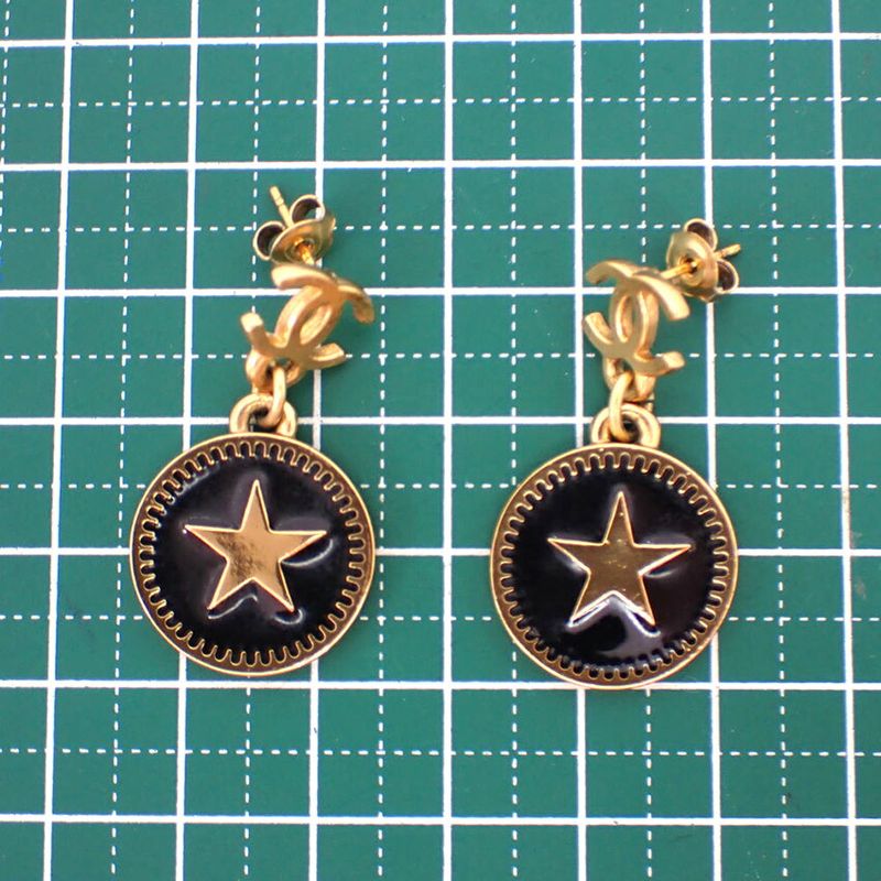 Chanel Star Earrings /g520-56