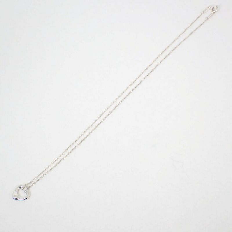 Tiffany & Co/ag925/open Heart/pendant /necklace //j56-10