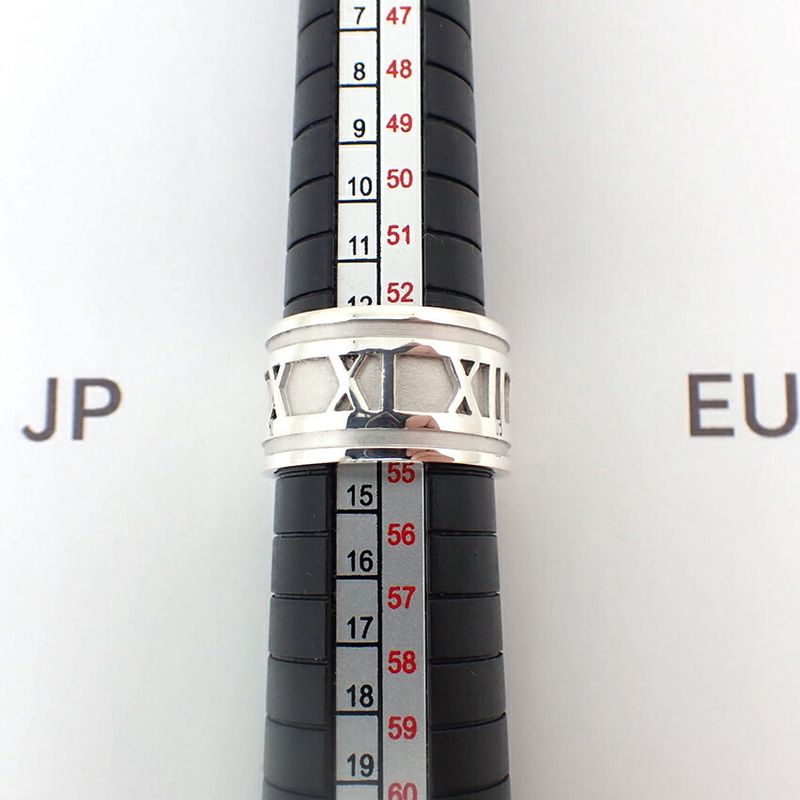Tiffany & Co 925 Atlas Wide Ring / Size 14 / J45-1