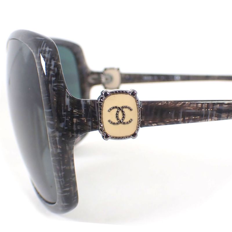 Chanel Vintage Coco Mark Sunglasses / B53-40