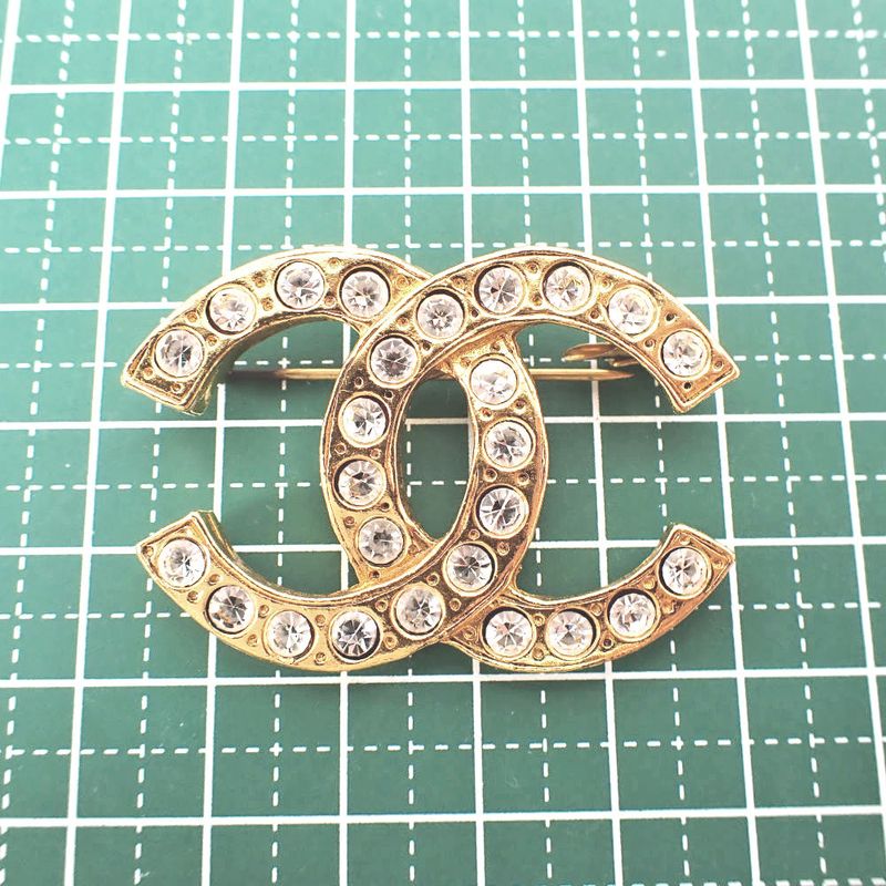 Chanel Coco Rhinestone Brooch//j2-1