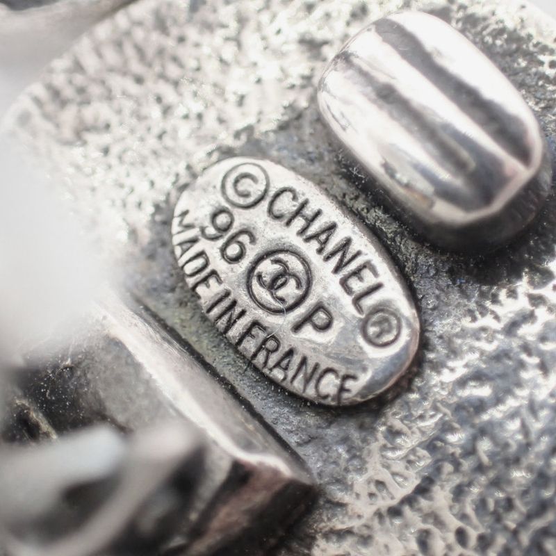 Chanel Vintage Coco Mark Earrings //j2-2