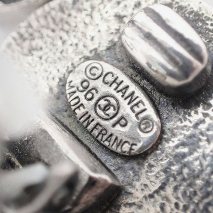 Chanel Vintage Coco Mark Earrings //j2-2