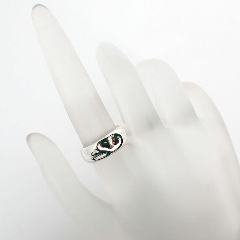 Tiffany & Co 925 Heart Ring / Size 10 / J46-6