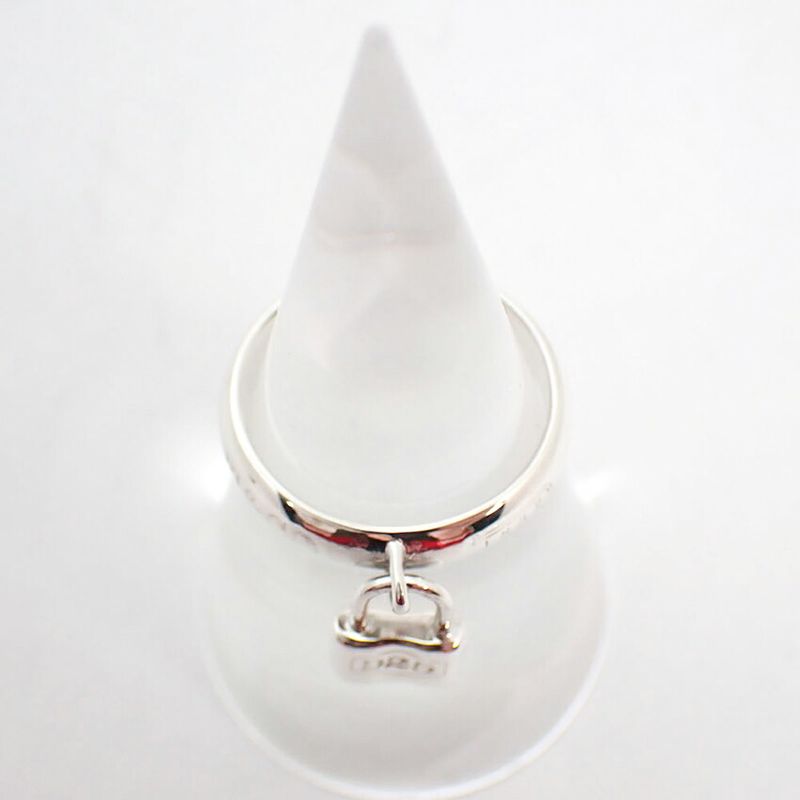 Tiffany & Co 925 1837 Cadenas Ring / Size 12.5 / J76-64