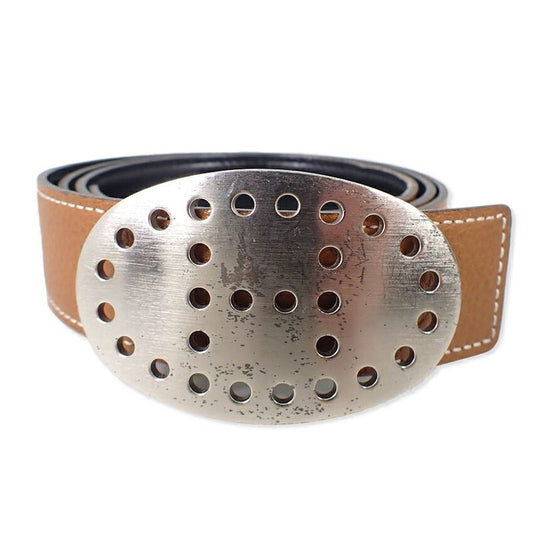 Hermes Evelyn Belt Leather //j67-11