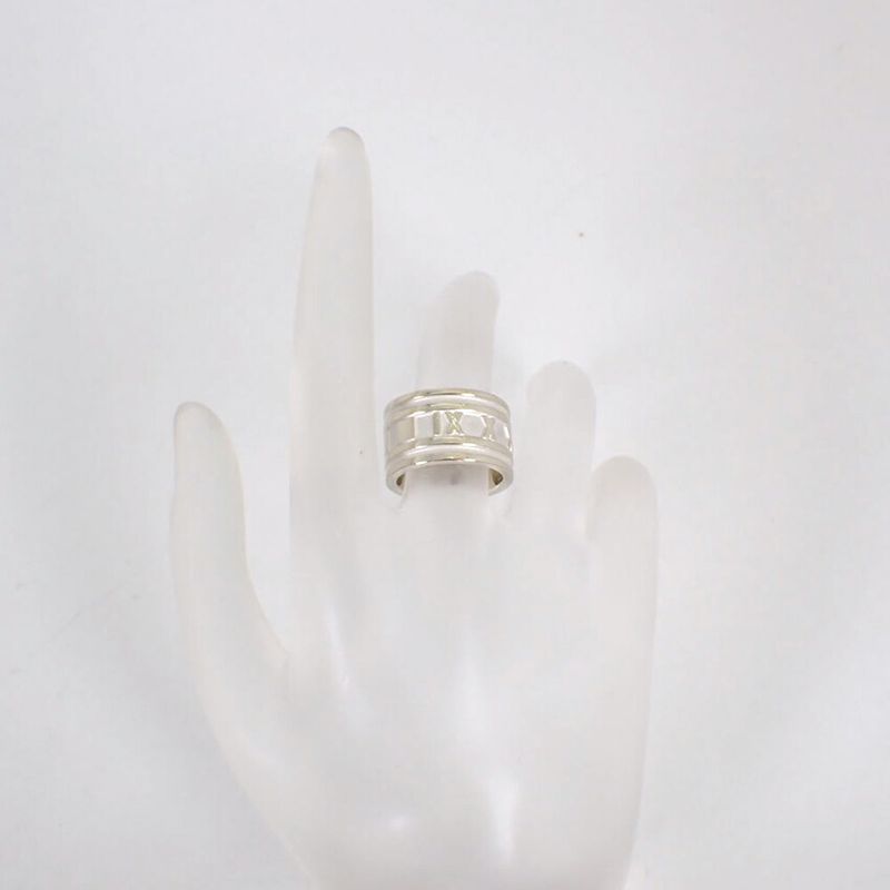Tiffany & Co 925 Atlas Wide Ring / Size 8 / J80-12