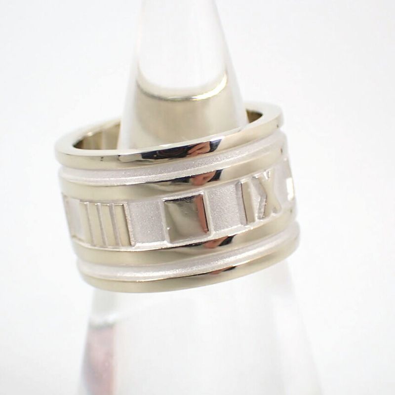 Tiffany & Co 925 Atlas Wide Ring / Size 8 / J80-12