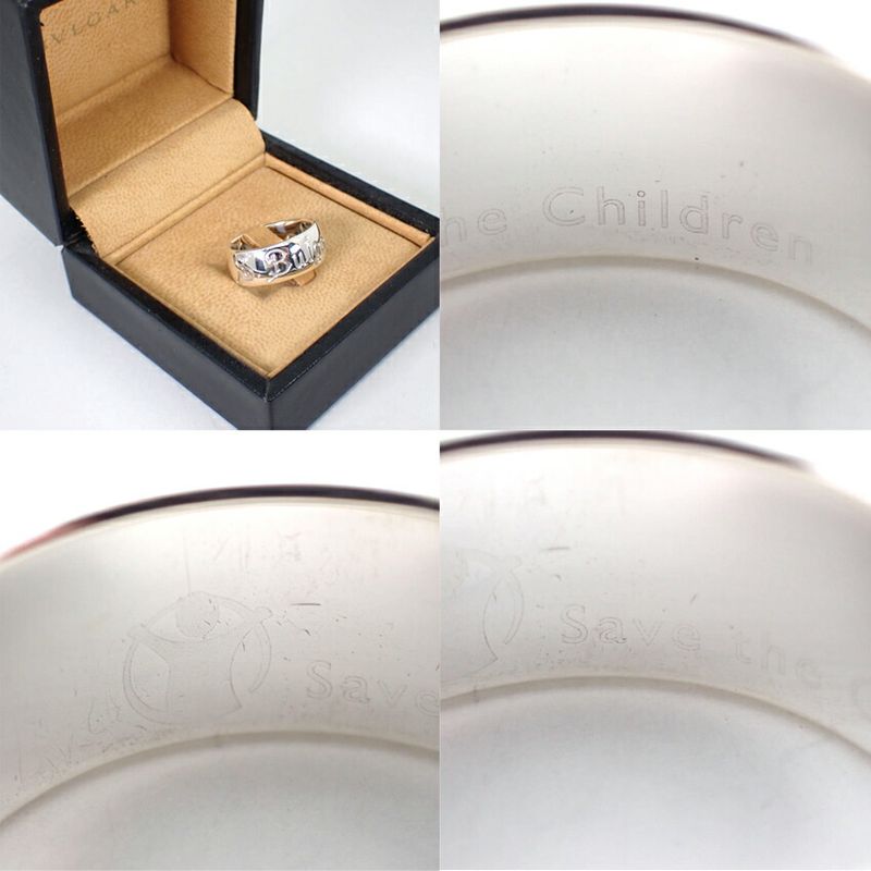 Bulgari 925 Save The Children Ring / #14/j69-4