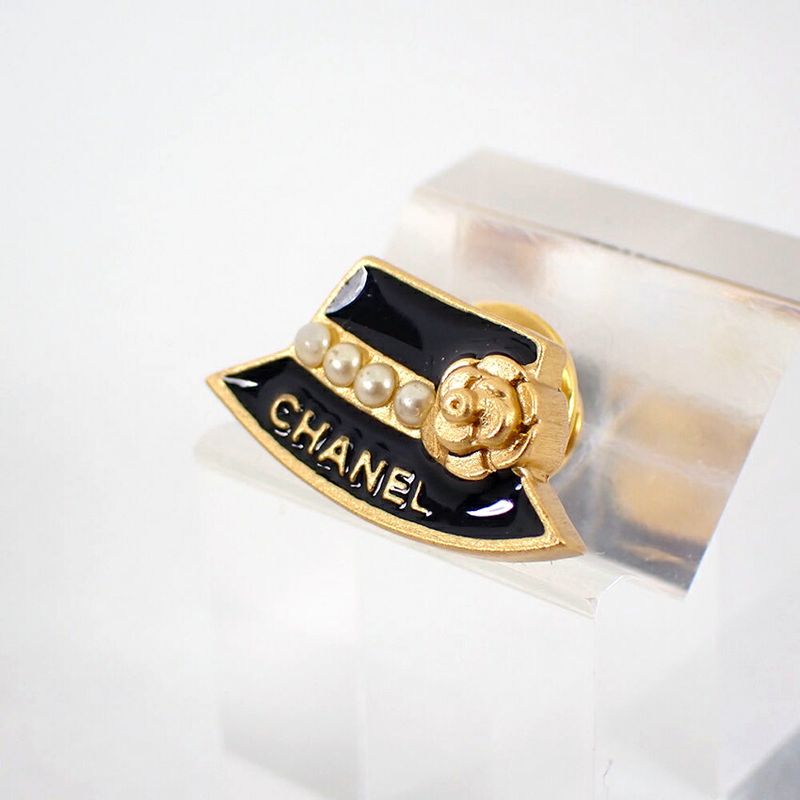 Chanel Camellia Hat Brooch//j72-26