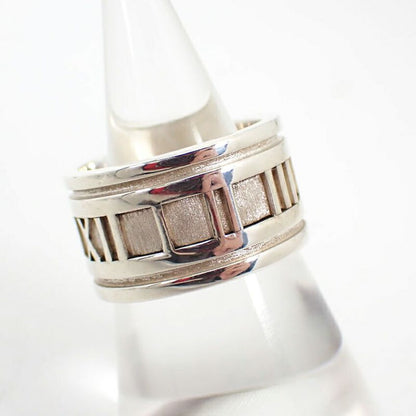 Tiffany & Co 925 Atlas Wide Ring / Size 13 / J73-31