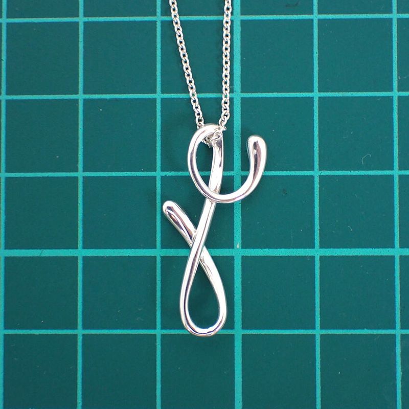 Tiffany & Co/925/initial Y/pendant /necklace //j78-83