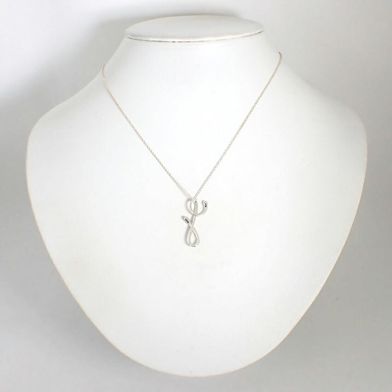 Tiffany & Co/925/initial Y/pendant /necklace //j78-83