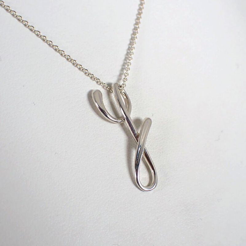 Tiffany & Co/925/initial Y/pendant /necklace //j78-83
