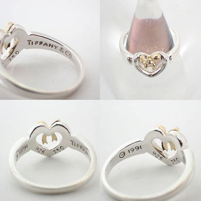 Tiffany & Co / 925 / 750 / Ribbon / Heart / Ring / No.11 / J78-81