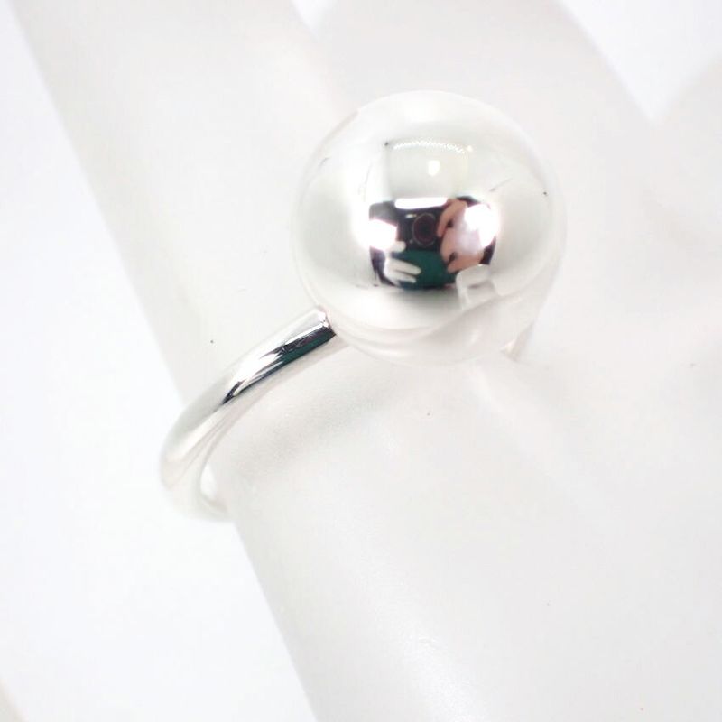 Tiffany & Co 925 Hardware Ball Ring / #10/j68-1