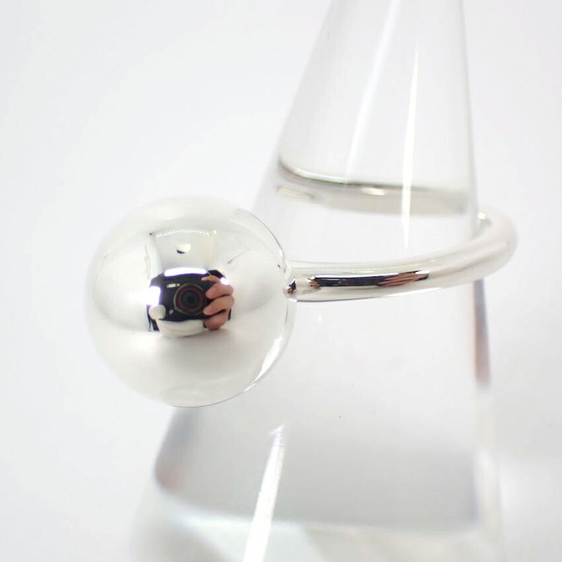 Tiffany & Co 925 Hardware Ball Ring / #10/j68-1