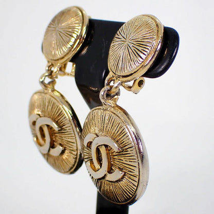 Chanel / Coco Mark / Vintage / Earring //j79-7