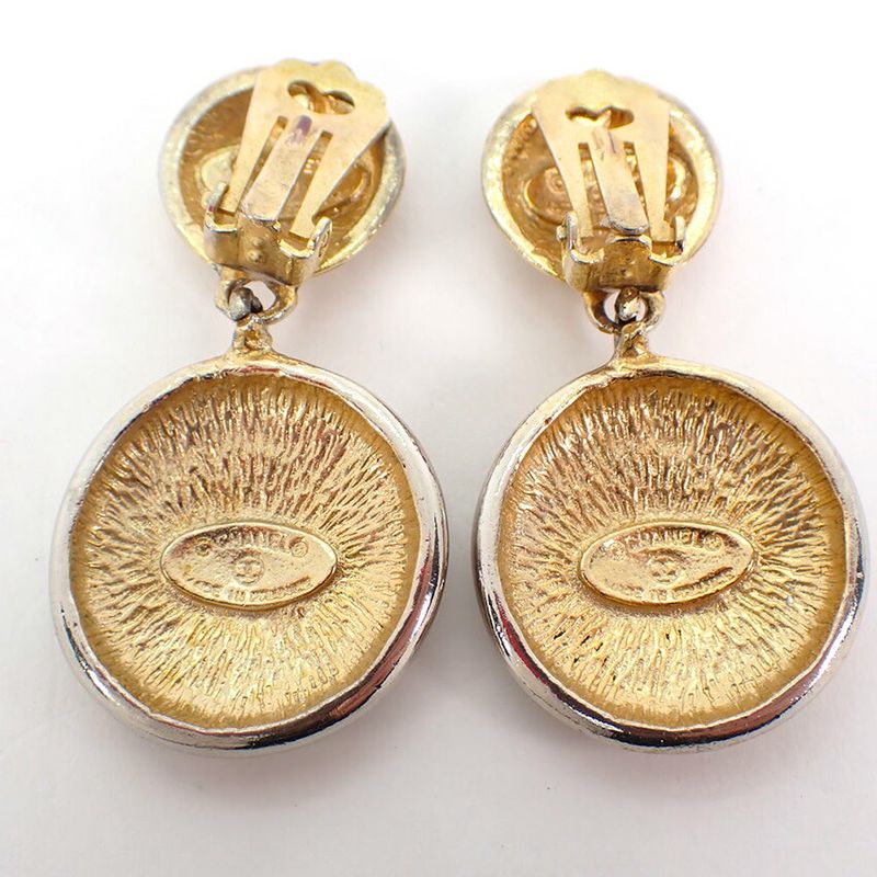 Chanel / Coco Mark / Vintage / Earring //j79-7