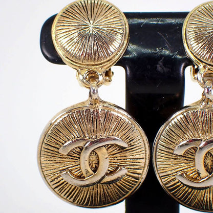 Chanel / Coco Mark / Vintage / Earring //j79-7