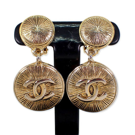 Chanel / Coco Mark / Vintage / Earring //j79-7