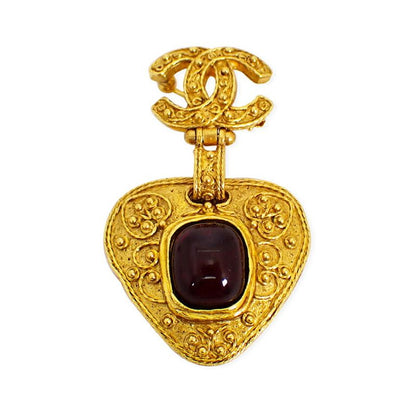Chanel Colored Stone Brooch//j74-40