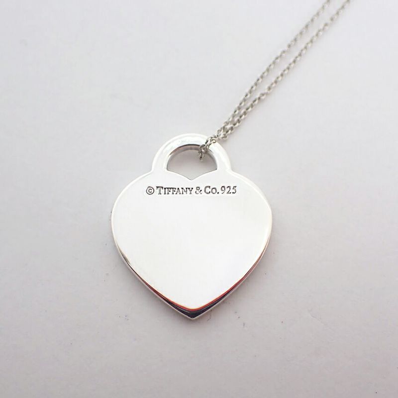 Tiffany & Co 925 Notes Heart Pendant /necklace //j74-49