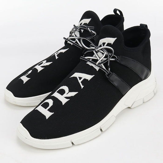 Prada Logo Sneakers Knit Mens