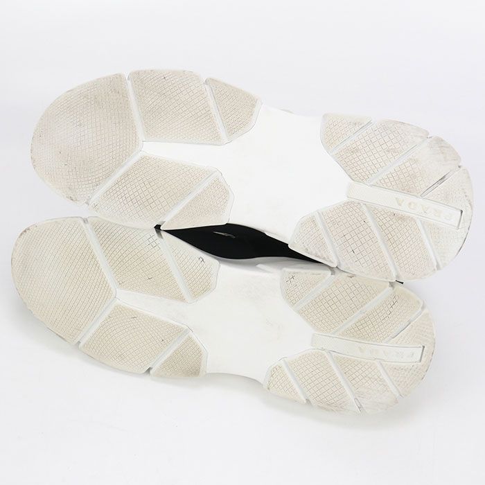 Prada Logo Sneakers Knit Mens