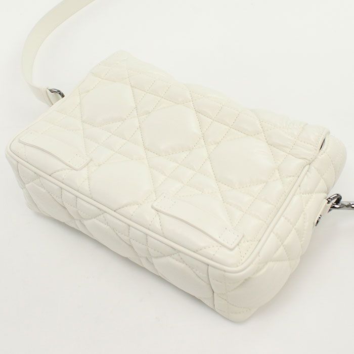 DIOR Cannage Shoulder Bag Leather Women