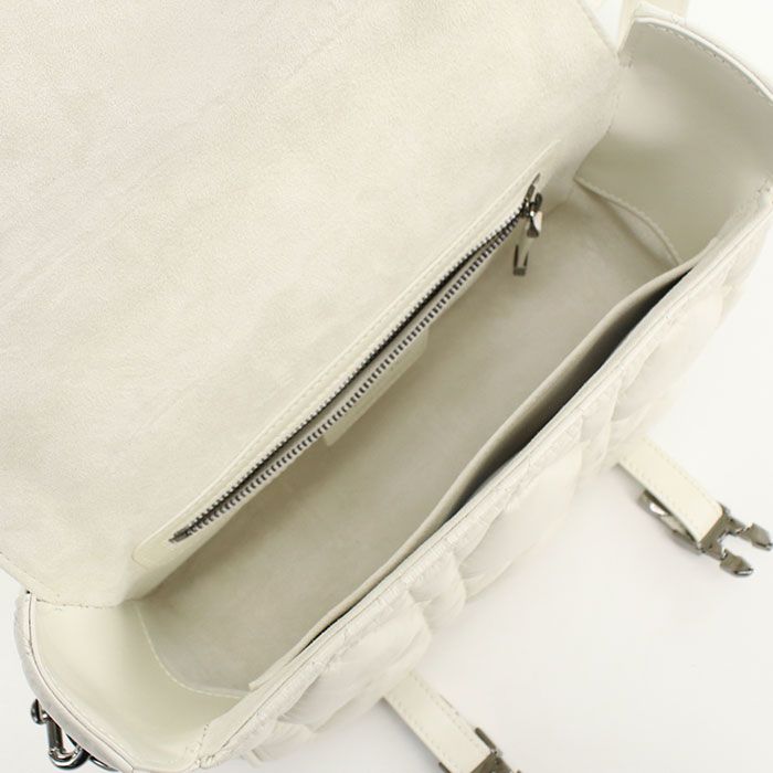 DIOR Cannage Shoulder Bag Leather Women