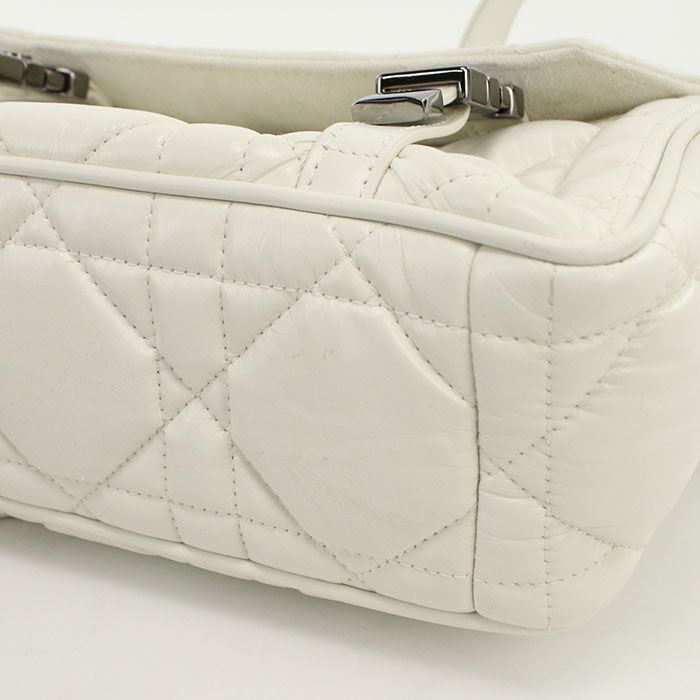 DIOR Cannage Shoulder Bag Leather Women