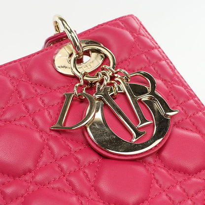 DIOR Medium Lady Dior M0565 ONGE Handbag Lambskin Ladies
