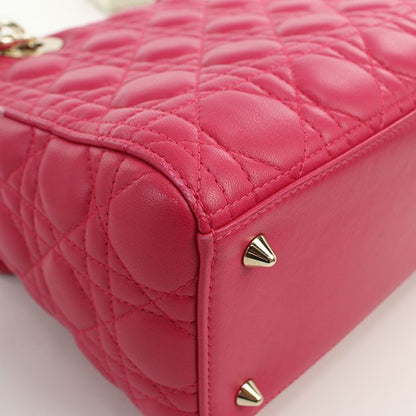 DIOR Medium Lady Dior M0565 ONGE Handbag Lambskin Ladies