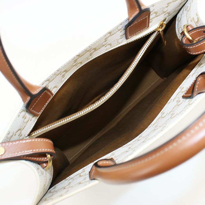 Celine Small Vertical Cabas 191542bzk.04lu Tote Bag Triomphe Canvas Scuff Deuce