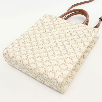Celine Small Vertical Cabas 191542bzk.04lu Tote Bag Triomphe Canvas Scuff Deuce