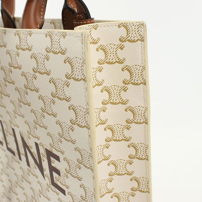Celine Small Vertical Cabas 191542bzk.04lu Tote Bag Triomphe Canvas Scuff Deuce