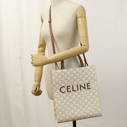 Celine Small Vertical Cabas 191542bzk.04lu Tote Bag Triomphe Canvas Scuff Deuce